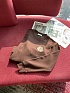 Мужской свитшот Moncler logo-patch - Brown
