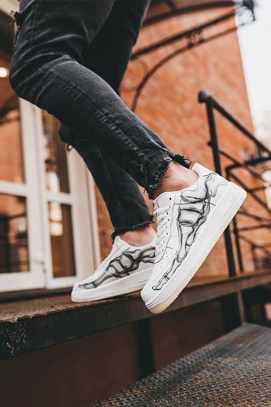 Кроссовки Nike Air Force 1 Low "Skeleton" - White