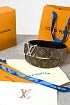 Кожаный ремень Louis Vuitton Initiales Monogram (длина 85 - 115 см)