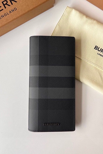 Кожаный бумажник Burberry Premium 19x10x2.5 см   
