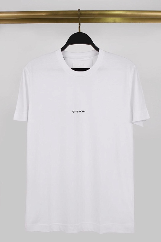Футболка белого цвета Givenchy small logo