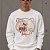 Мужской белый свитшот Kenzo Tiger Head embroidered