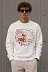 Мужской белый свитшот Kenzo Tiger Head embroidered