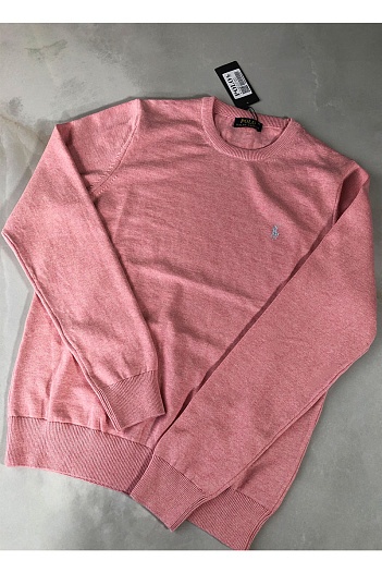 Мужской розовый джемпер Polo Ralph Lauren logo-embroidered   