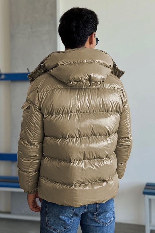 Мужской пуховик Moncler Maya 70 - Beige