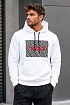 Белое мужское худи Hugo Boss Dreeman logo-print