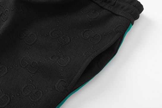 Мужские чёрные шорты Gucci GG Jacquard