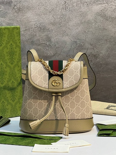Рюкзак Gucci Ophidia Premium 20.5x20x12 см - Beige   