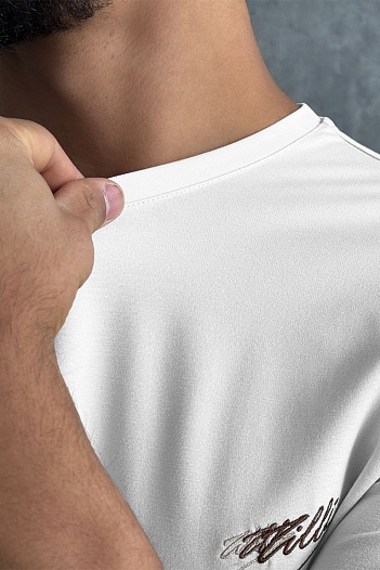 Мужская белая футболка Zilli    