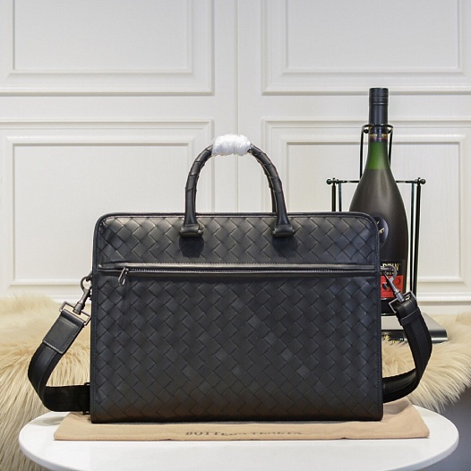 Кожаный портфель Bottega Veneta Premium 41x31x7 см   