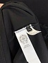 Чёрная оверсайз футболка Chrome Hearts Premium