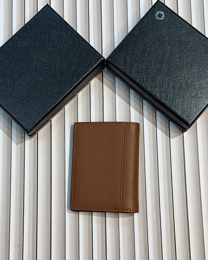 Кожаный кошелёк Montblanc 4CC Sartorial premium 10.5x10 см   
