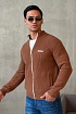 Свитер на молнии Zegna Premium - Brown