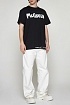 Чёрная футболка Alexander McQueen graffiti logo-print