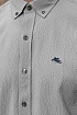 Мужская серая рубашка Etro Pegasus logo