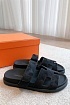 Женские сандалии Hermes Premium - Black