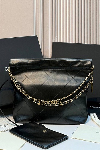 Кожаная сумка Chanel 22 premium 35x37x7 см   
