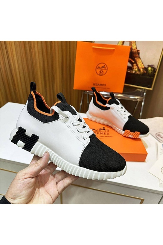 Мужские кроссовки Hermes Depart - Black / White