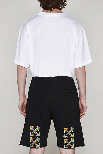 Чёрные шорты Off-White Brush Arrow   