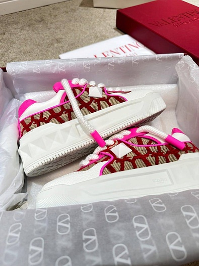 Женские кроссовки Valentino One Stud XL - Pink   
