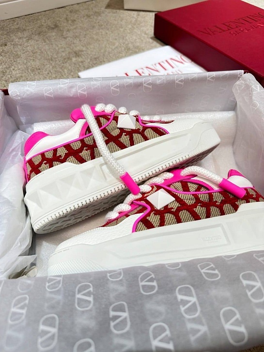 Женские кроссовки Valentino One Stud XL - Pink