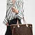Женская кожаная сумка Louis Vuitton Neverfull MM Monogram 33x30 см