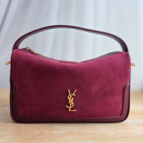 Замшевая сумка Yves Saint Laurent 29x18 см
