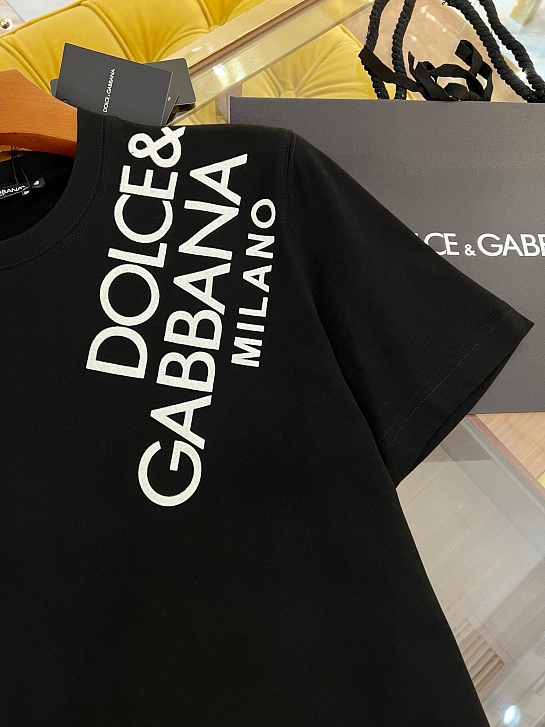 Мужская футболка Dolce & Gabbana Premium - Black