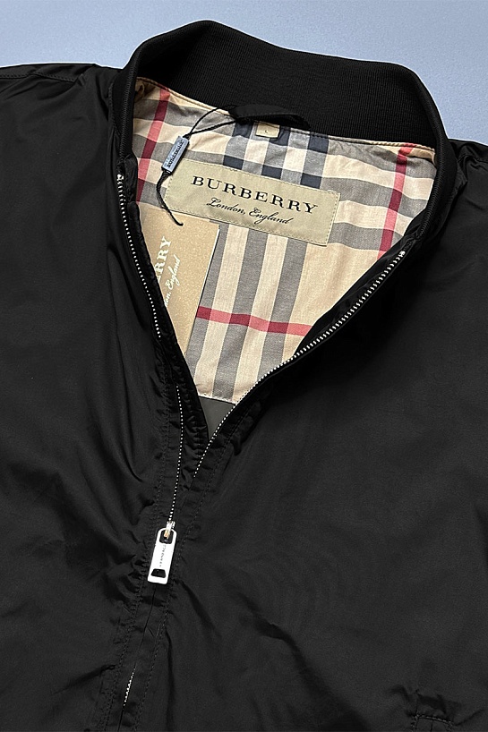 Мужской бомбер чёрного цвета Burberry
