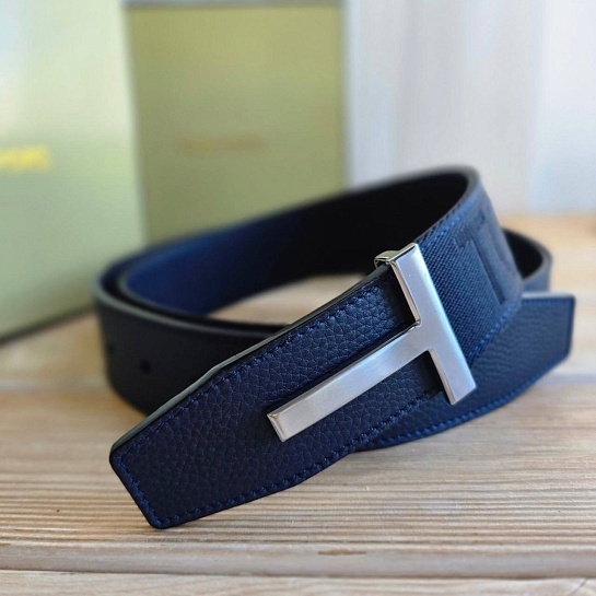 Двусторонний кожаный ремень Tom Ford (длина 105 см)