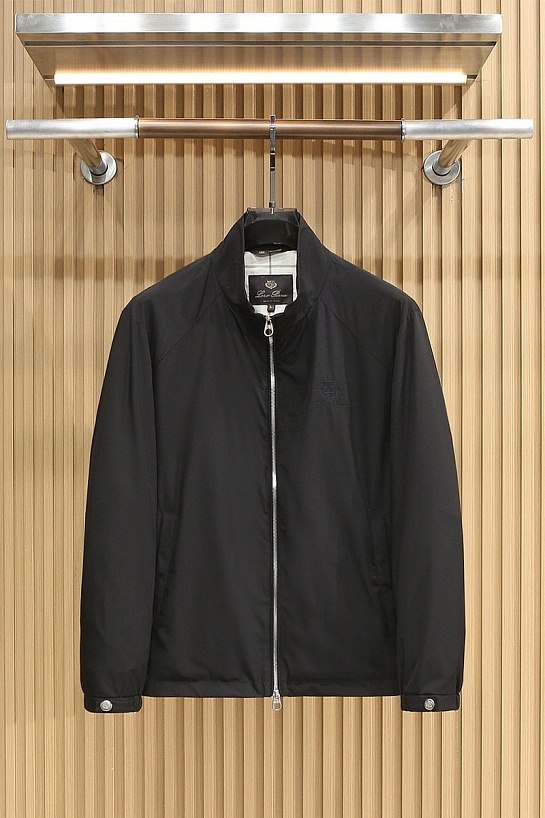 Мужская чёрная ветровка Loro Piana