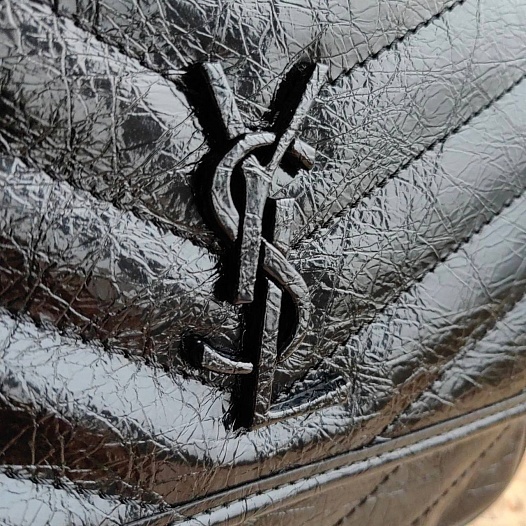 Кожаная сумка Yves Saint Laurent Niki Medium Black 28x21 см   