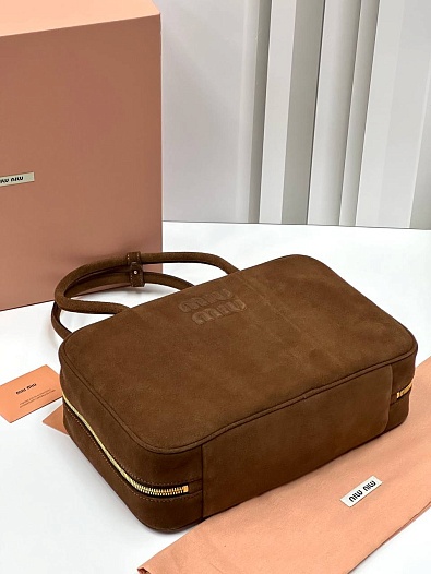 Замшевая сумка MIU MIU Premium 34x22x10 см   