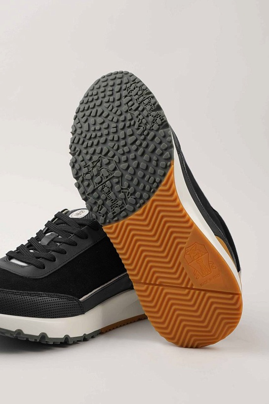 Мужские кроссовки Brunello Cucinelli чёрного цвета