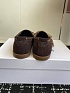Женские замшевые лоферы Celine premium - Brown