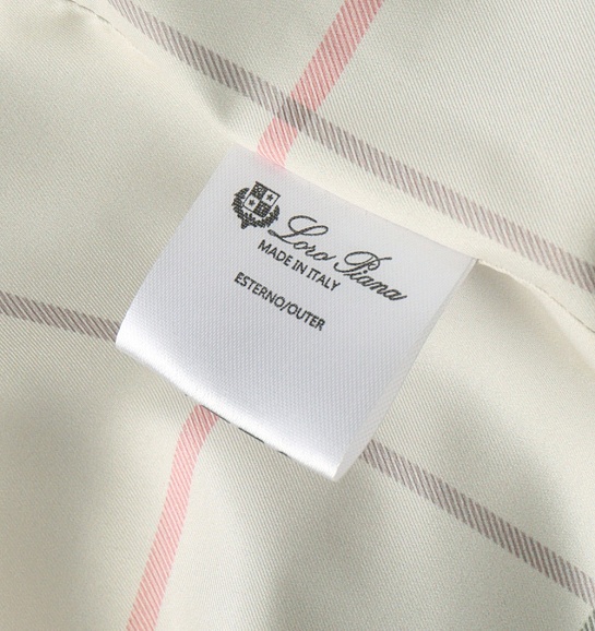 Мужская чёрная ветровка Loro Piana