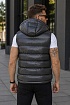 Мужской жилет Moncler logo-patch - Grey