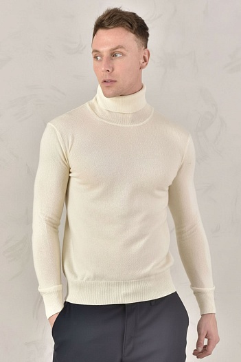 Мужская водолазка Loro Piana Premium - Beige   