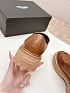 Женские кожаные лоферы Prada Premium - Brown