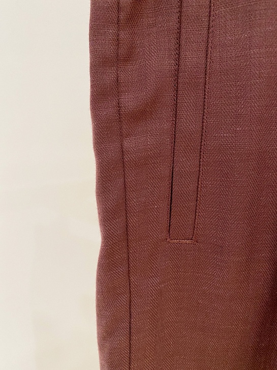 Шорты бордового цвета Zegna premium