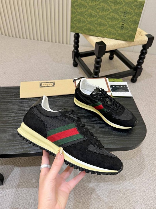 Мужские кроссовки Gucci Re-Motion - Black