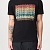 Мужская чёрная футболка Dsquared2 Rainbow logo-print