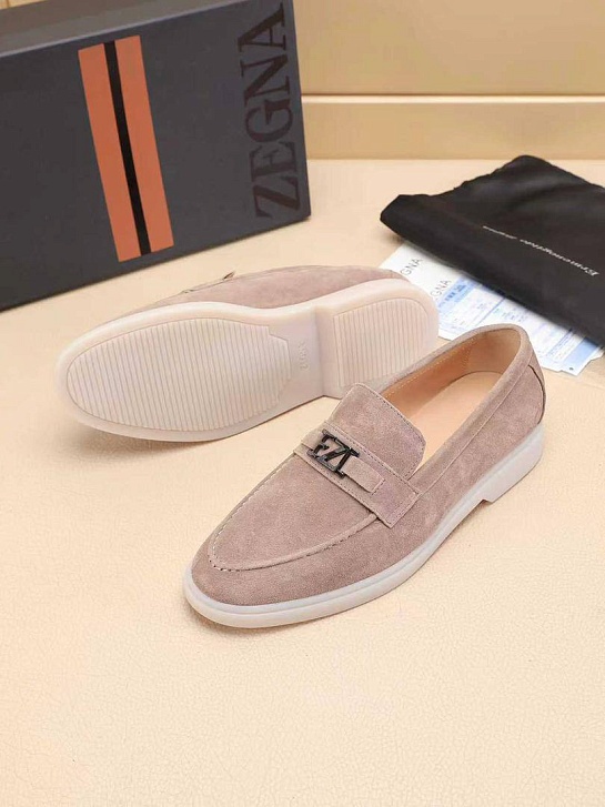 Мужские замшевые лоферы Ermenegildo Zegna