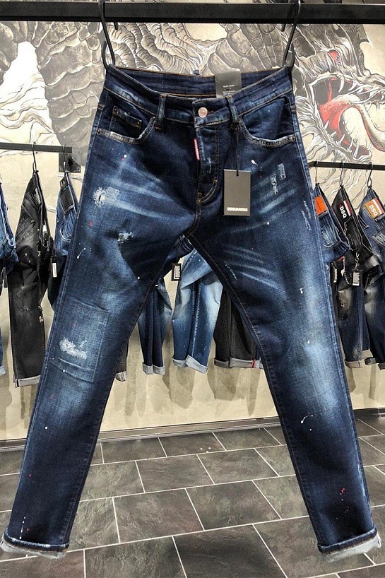 Мужские джинсы Dsquared2 "Paint Splatter"