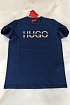 Мужская тёмно-синяя футболка Hugo Boss