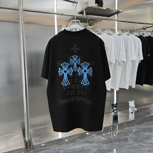 Оверсайз футболка Chrome Hearts Premium   
