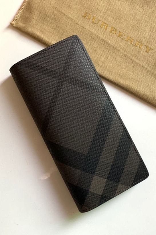 Кожаный бумажник Burberry Premium 19x10x2.5 см