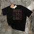 Чёрная оверсайз футболка Burberry TB logo-embroidered