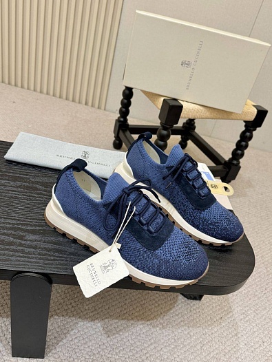 Мужские кроссовки Brunello Cucinelli knitted   