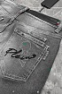 Джинсовые шорты Philipp Plein цвета антрацит